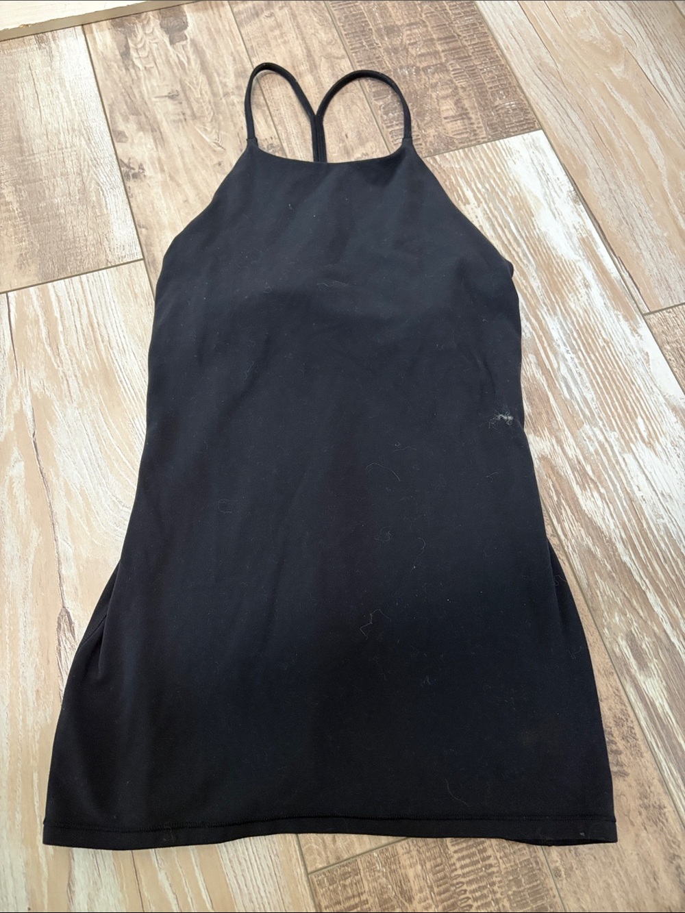 lululemon athletica Black Strappy Tank Top